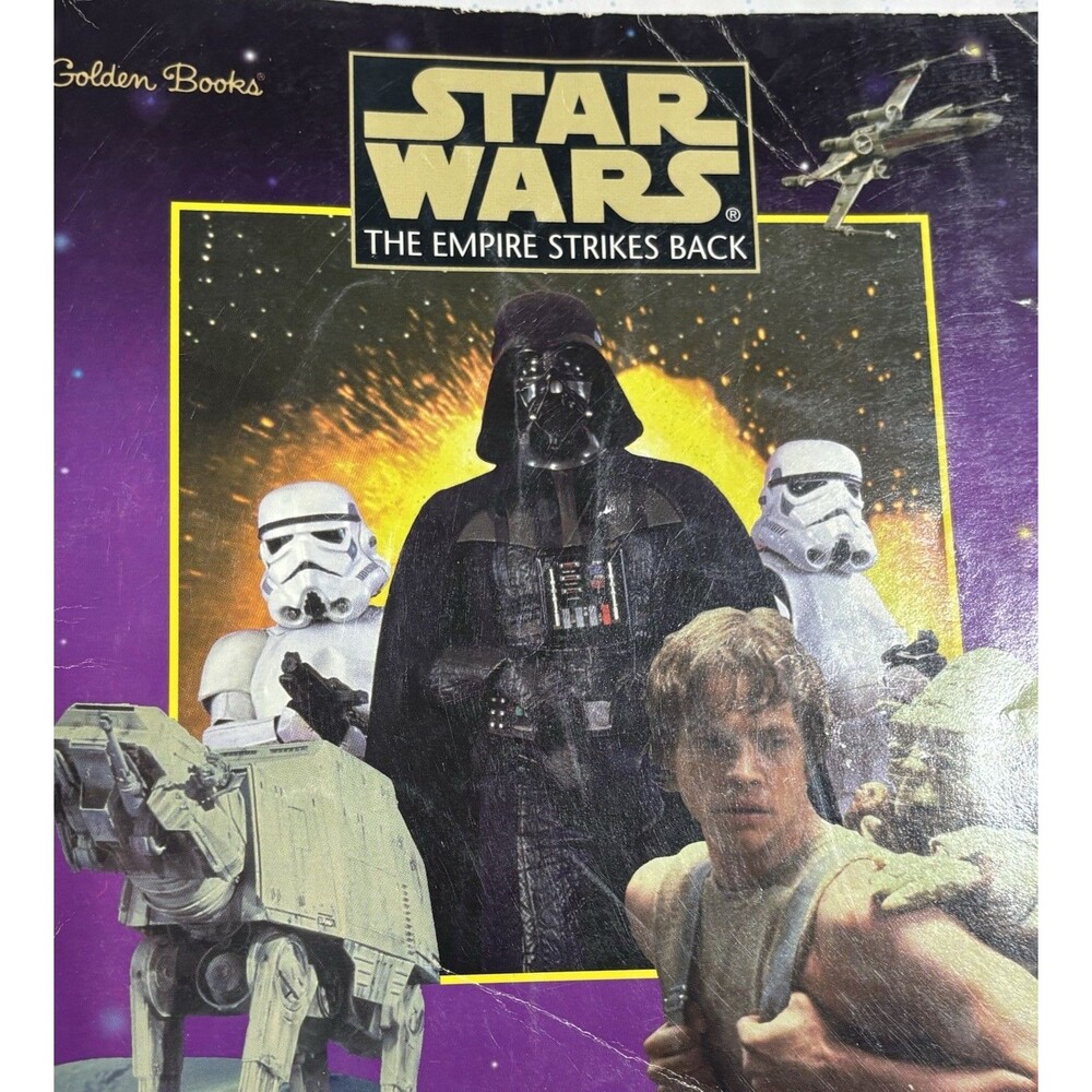 Star Wars The Empire Strikes Back Golden Book 1997 English Science Fiction